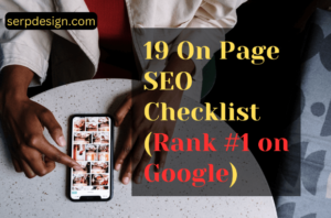 on page SEO checklist